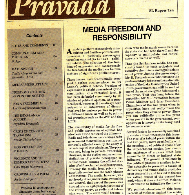 Pravada Vol. 1 No. 8