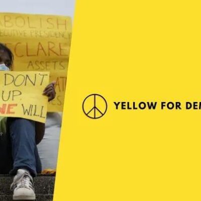 Yellow for democracy