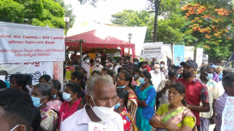 The Solution to the Current Crisis is to Establish a Government Conscious of Workers’ and Farmers’ Rights Ceylon Plantation Workers’ (‘Red Flag’) Union