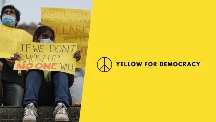 ‘The Act of Protest is a Privilege’:  Serika Siriwardhana from Yellow for Democracy interviewed by Treshan Fernando