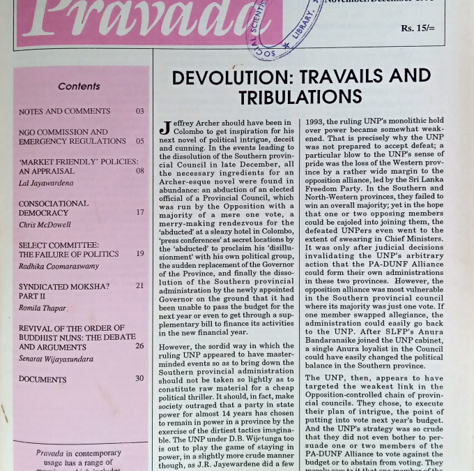 Pravada Vol. 2 No. 10