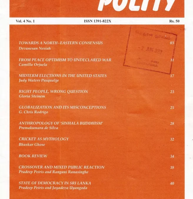 Polity Vol. 4 No. 1