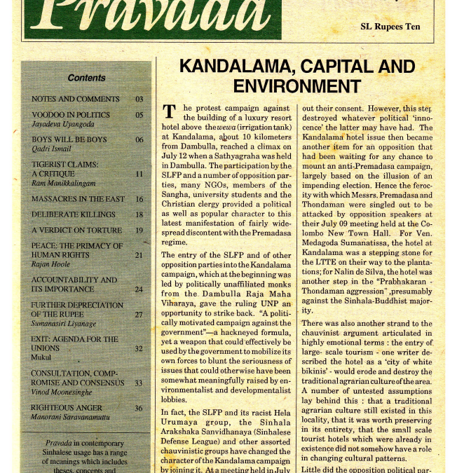 Pravada Vol. 1 No. 7